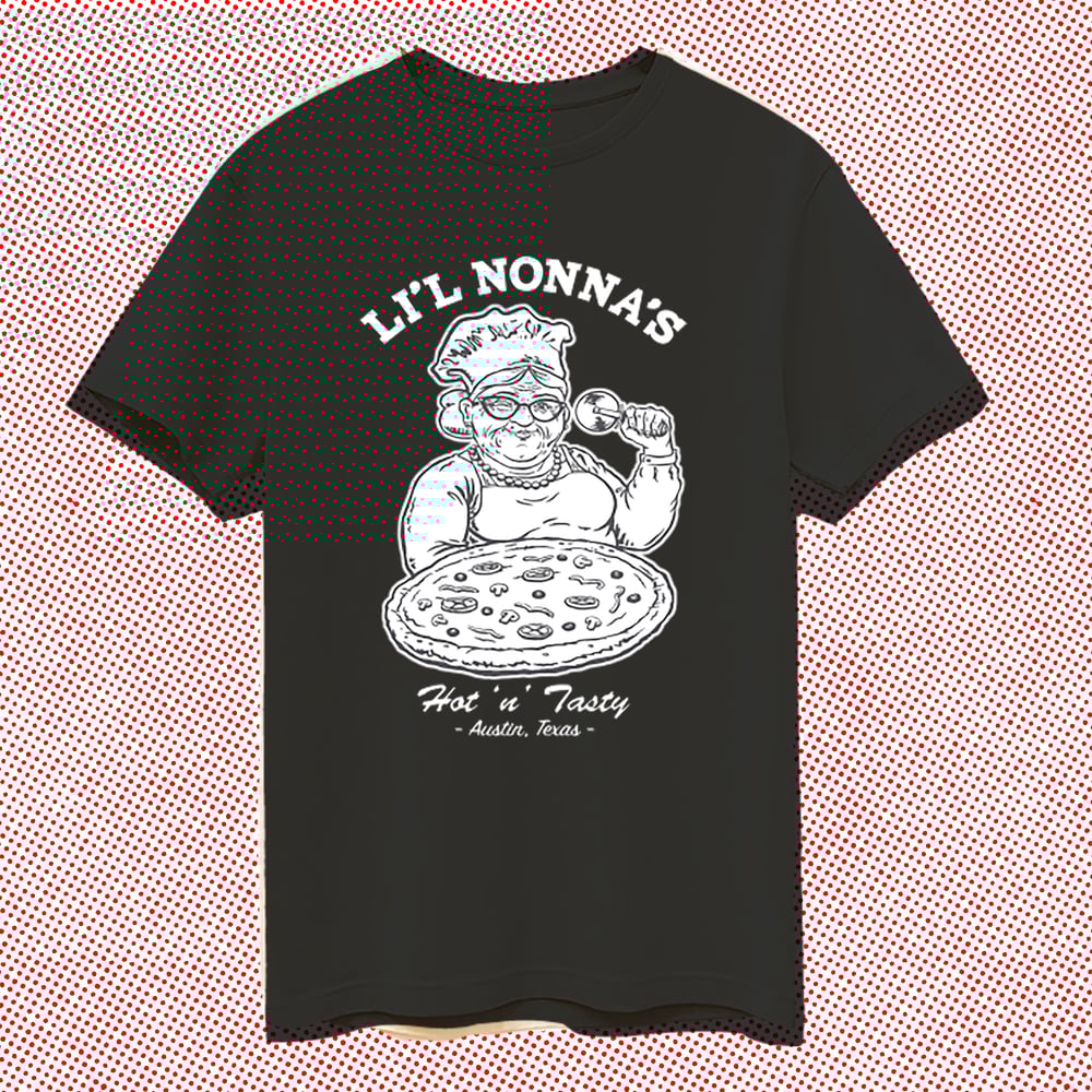 Image of Li'l Nonna's Tee. Black.