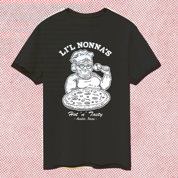 Image of Li'l Nonna's Tee. Black. 