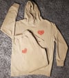 Special Edition Valentine's Day Everything Heart ❤ Jogger Sweatsuit - Tan