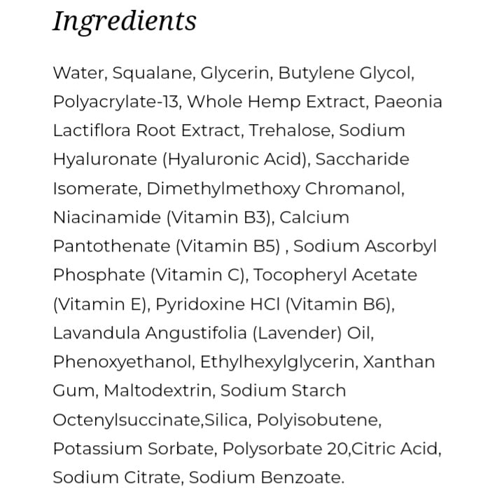 Image of Detox Hemp Nightwear Cream 