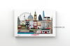 LONDON (D) CANVAS 60X90CM