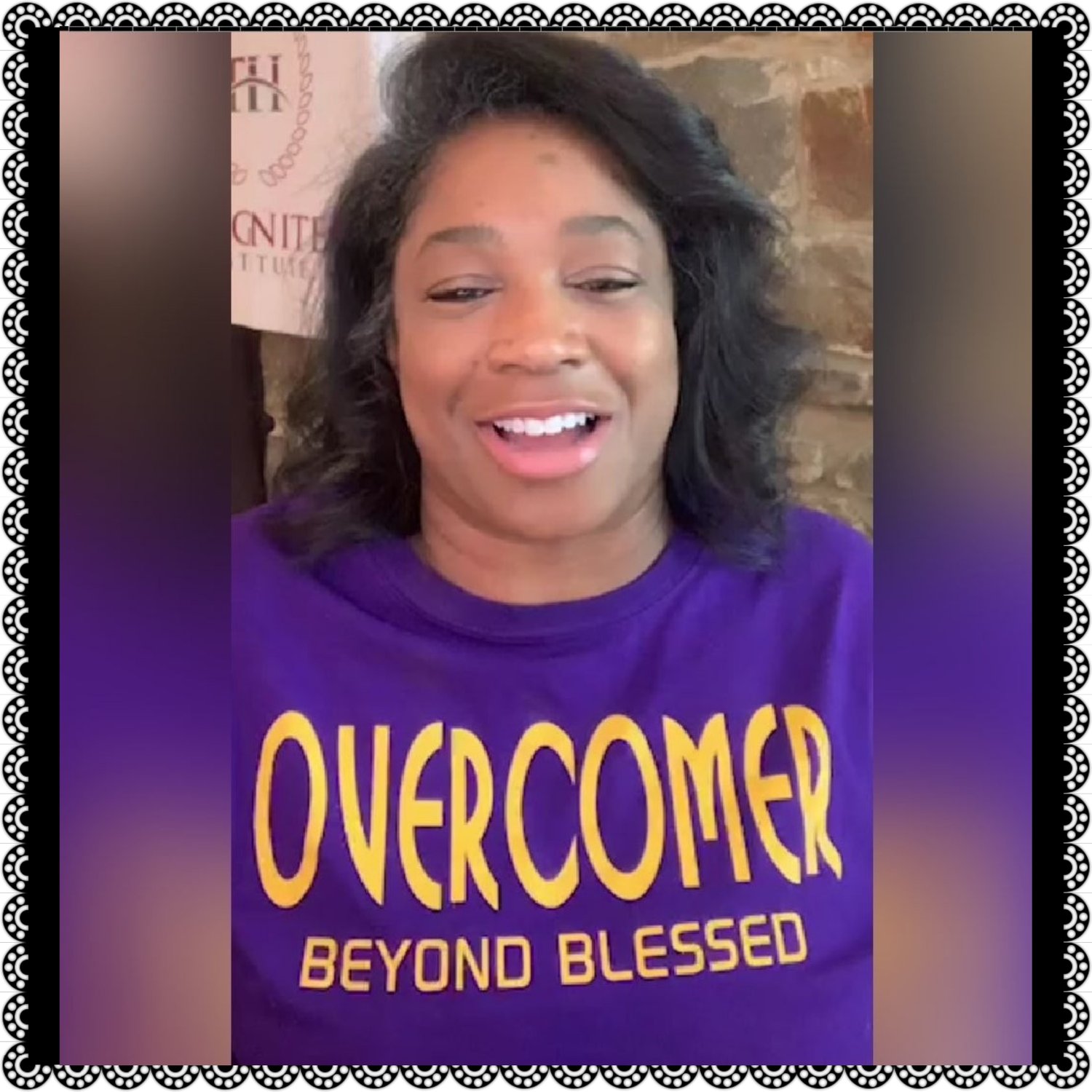 Image of OVERCOMER BEYOND BLESSED TEE
