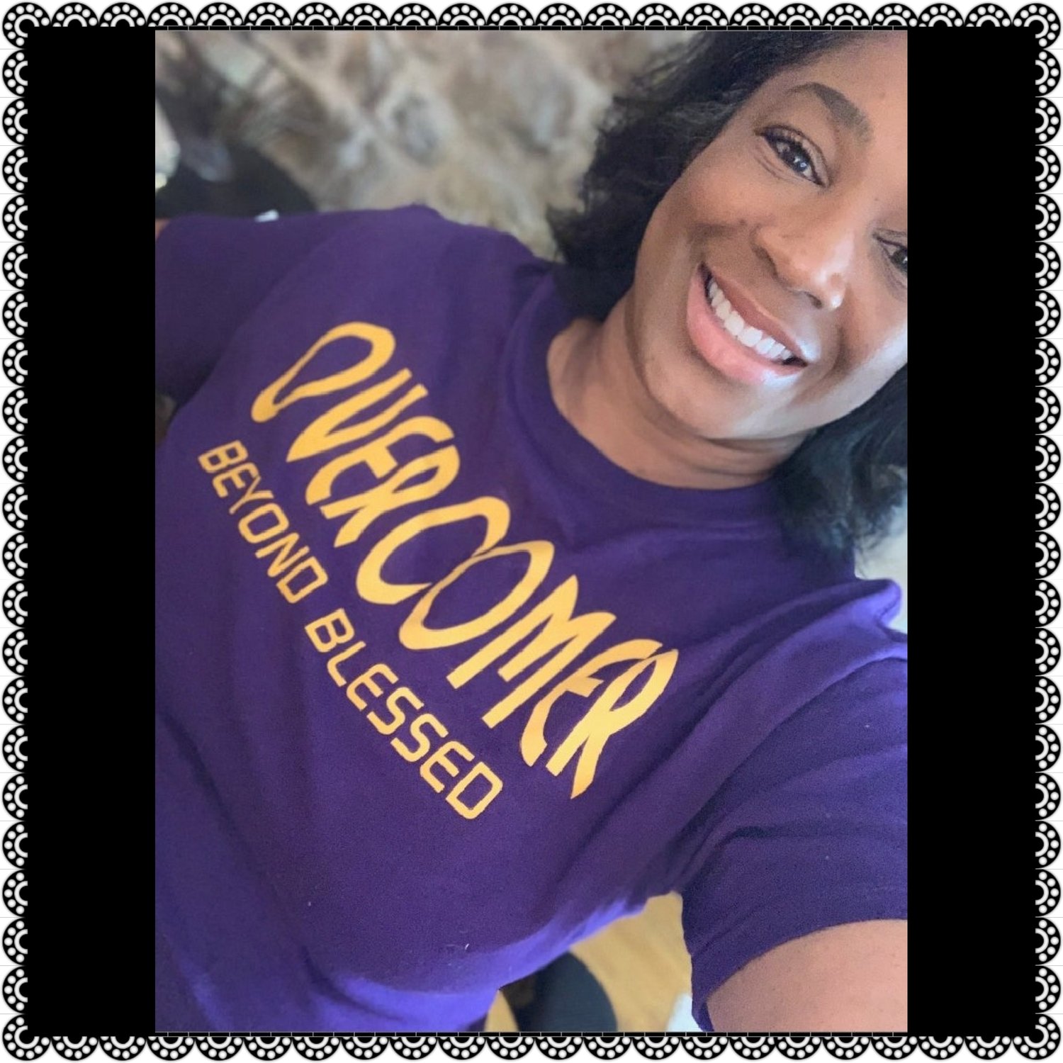 Image of OVERCOMER BEYOND BLESSED TEE