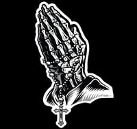 Image 2 of PRAYING HANDS 2.5" x 4" STCKER