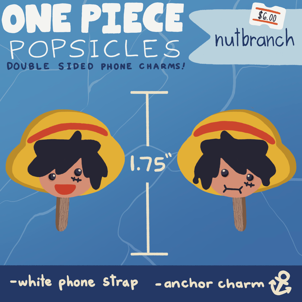 Image of Pirate Popsicle Charms (READ DESCRIPTION)