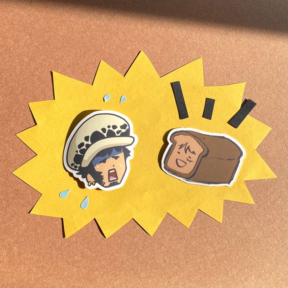 Image of I DON'T LIKE BREAD Sticker Pack