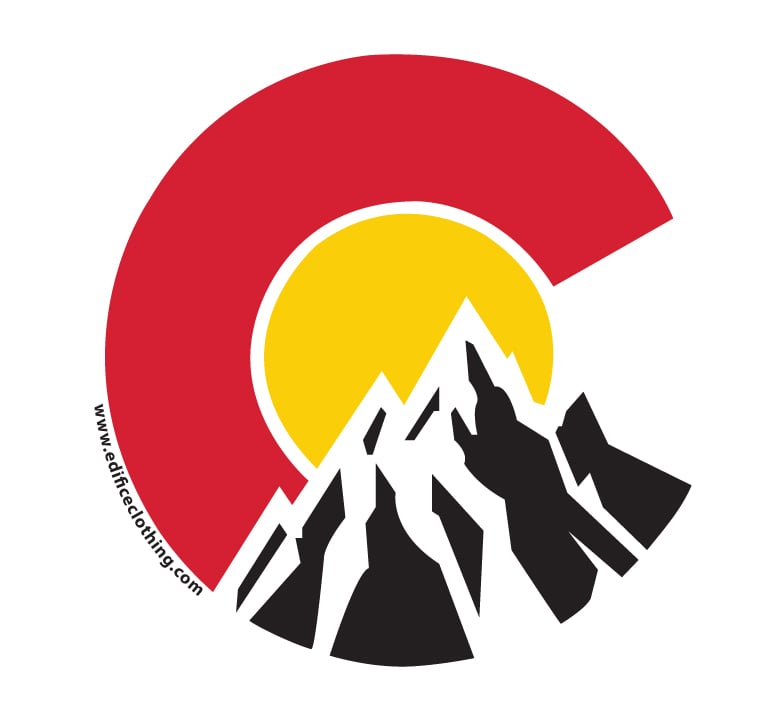 Image of COLORADO PEAKS 3" x 3" STICKER 