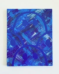 ANXTI “Scraped Through - Purple” Painting