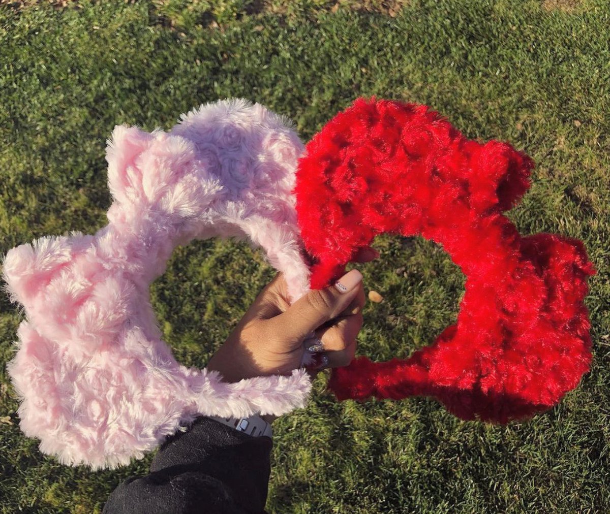 Image of Fuzzy slipper inspired mouse ears 