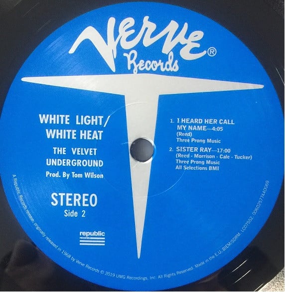 The Velvet Underground ‎– White Light / White Heat, VINYL LP, NEW