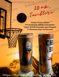 Image 3 of Chicago Bulls Personalized Tumbler