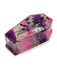 Image 2 of Purple Magick Hands Coffin Case
