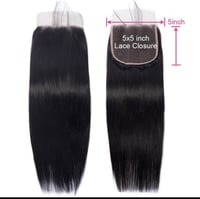 Brazilian Straight 5x5 Closure