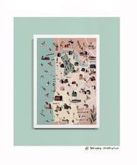 Image 1 of Carte Bayonne-Anglet-Biarritz 