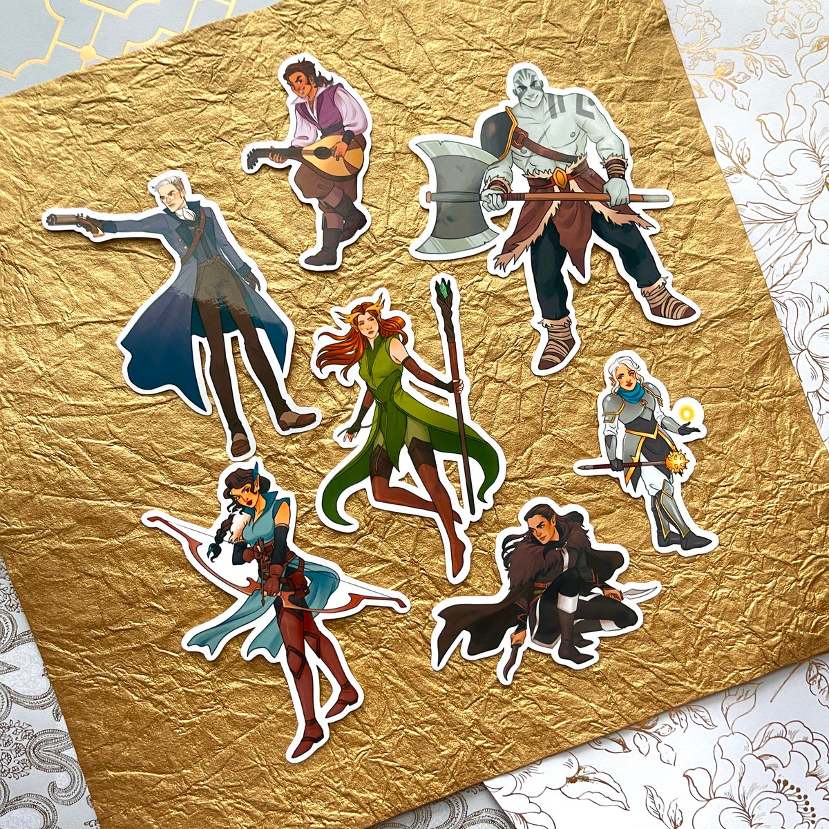 vox machina stickers