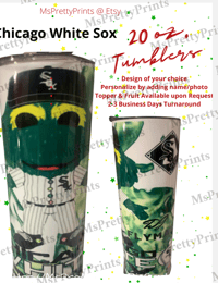 Image 1 of Chicago's Baseball: Cubs & White Sox Personalized Tumblers