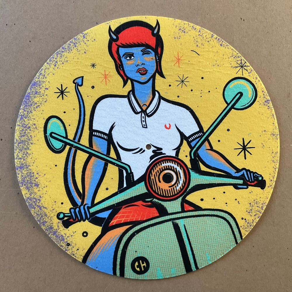 Image of Scooter girl 12”  (  3 AVAILABLE ONLY)