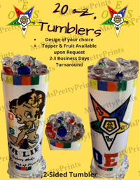 Image 3 of Order of Eastern Star (OES) Personalized Tumbler