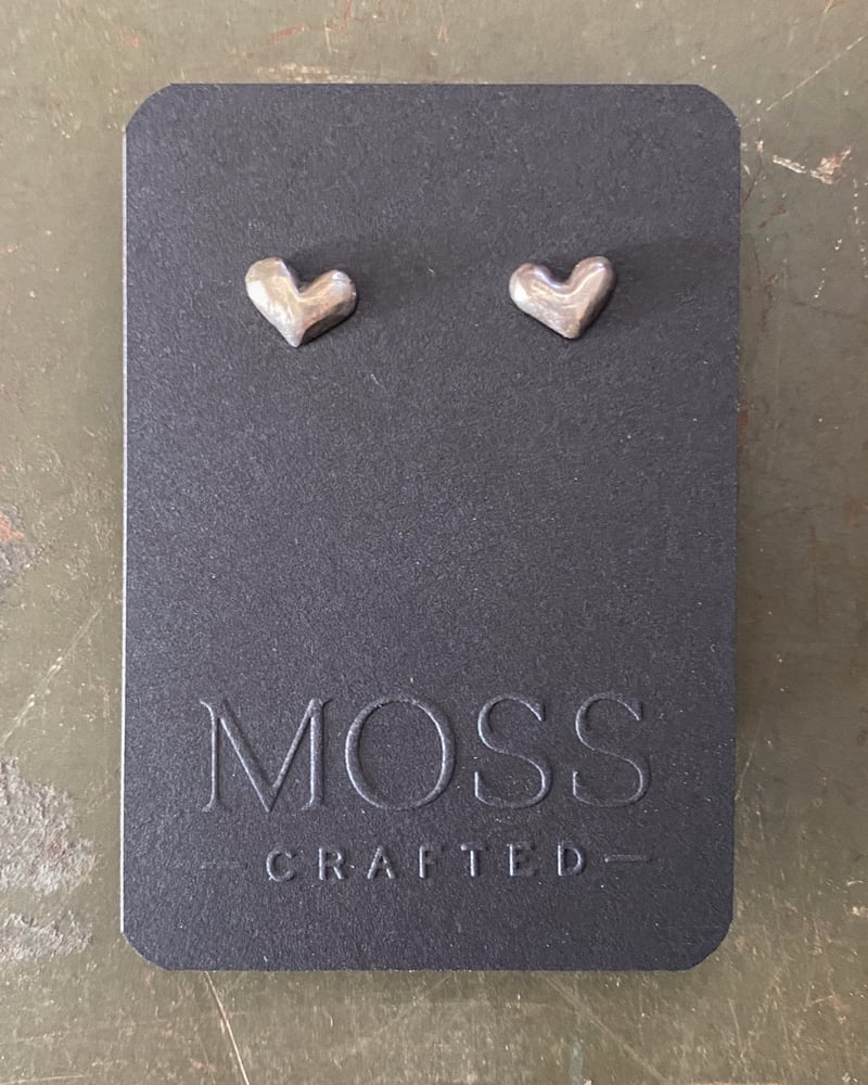 Image of Heart Stud Earrings
