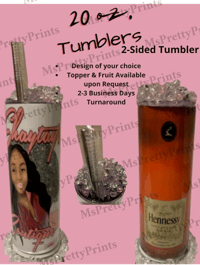 Image 1 of Hennessy Personalized Tumblers