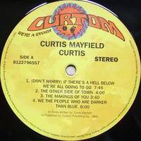 Image 3 of Curtis Mayfield ‎– Curtis, VINYL LP, NEW