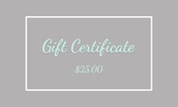 Image 1 of $25 Gift Certificate