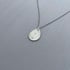 Small Silver Mixed Metal Teardrop Necklace Image 5