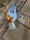 Copper / Blue Metallic Squarebill 