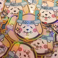 Love Live! Mascots - ver. Aqours Holographic Sticker