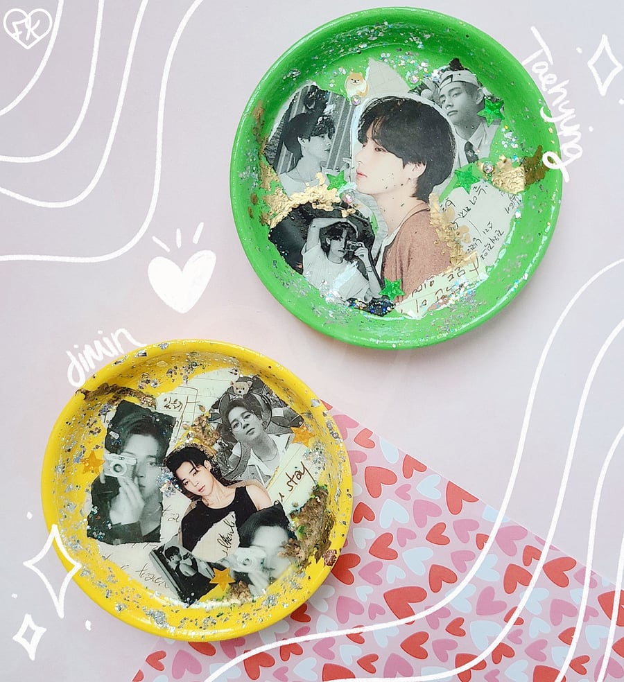 Image of BTS Collage Trinket Trays