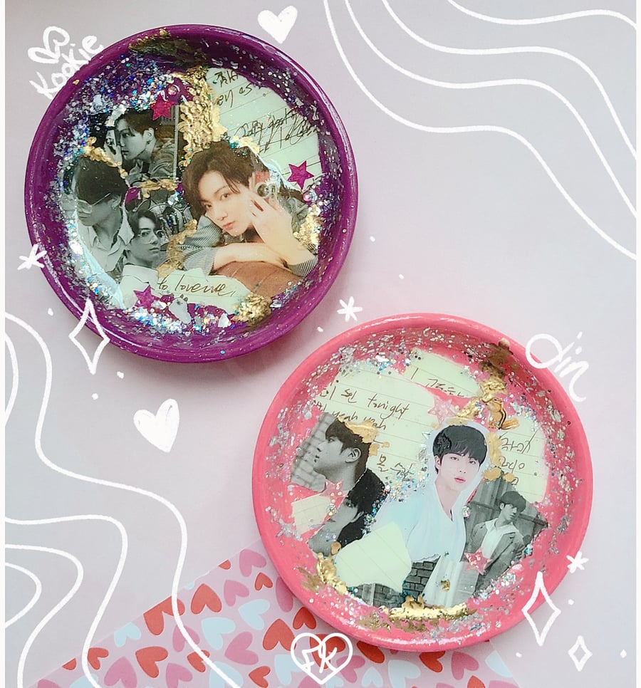 Image of BTS Collage Trinket Trays