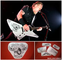 Image 1 of Guitar vinyl decal stickers Papa Het James Hetfield