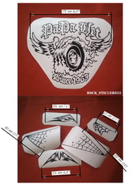 Image 2 of Guitar vinyl decal stickers Papa Het James Hetfield