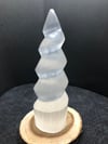 Selenite Unicorn Horn