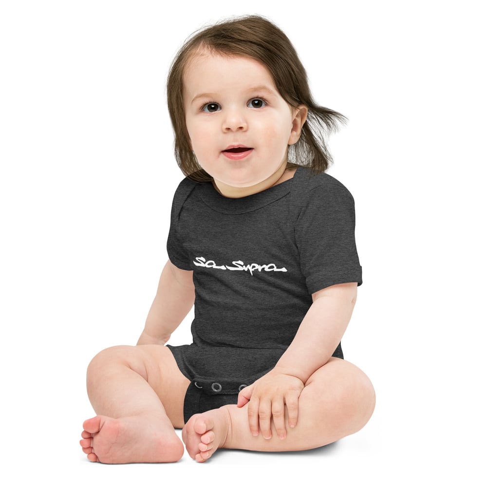 Baby short sleeve one piece dark