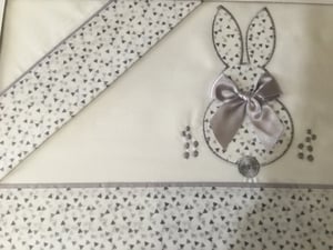 Image of Baby sheet sets small crib bunny 