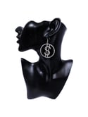 Crystal Dollar $ign Fashion Earrings