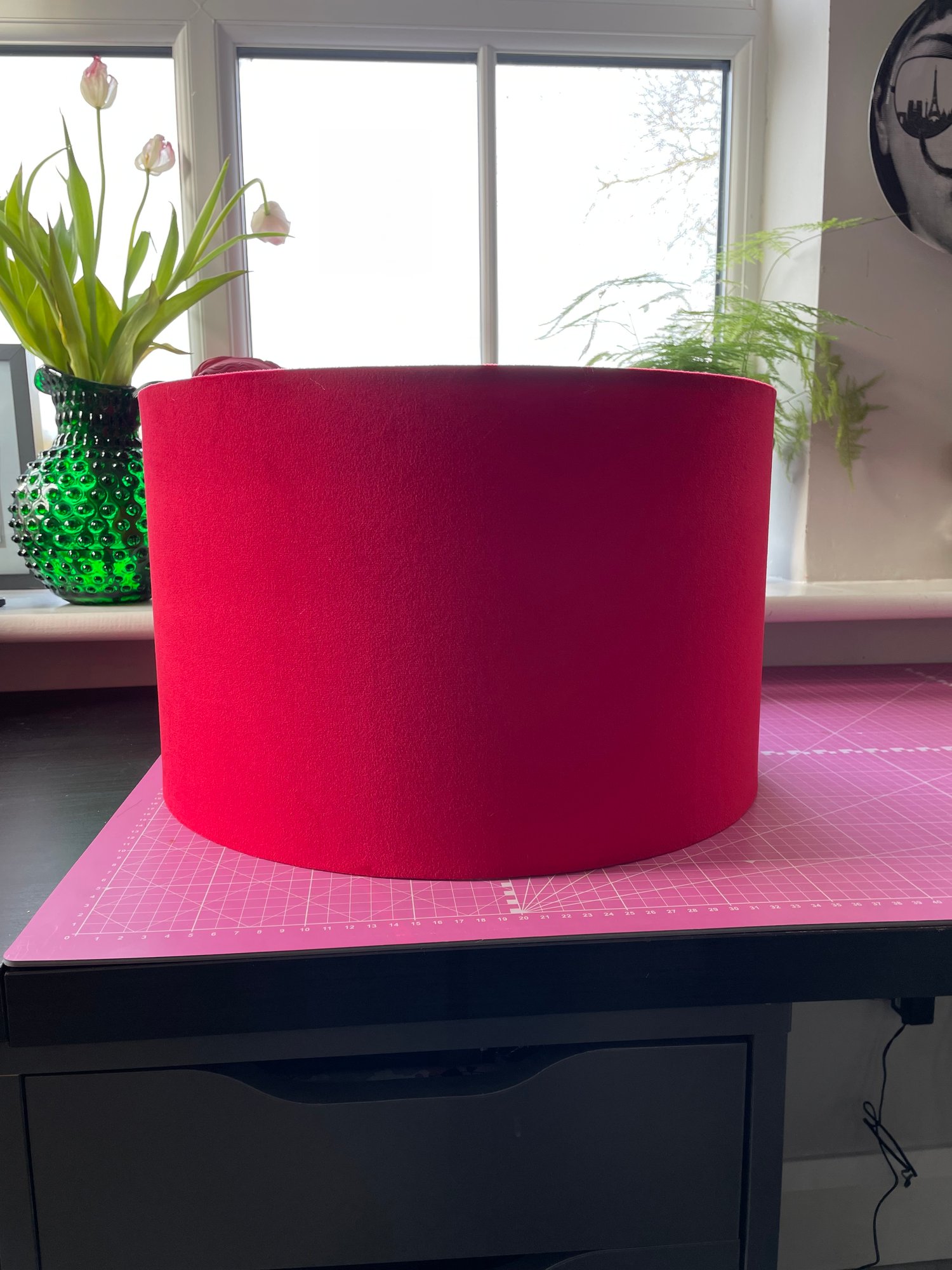 Image of Plush Velvet Pillarbox Shade