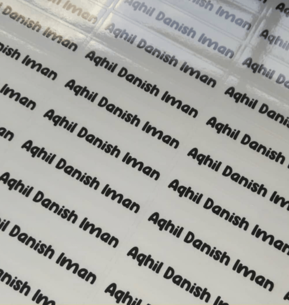 Image of Name Stickers 