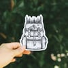 Forested Backpack Sticker