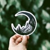 Mountain Moon Sticker