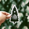 Mountainous Tree Sticker