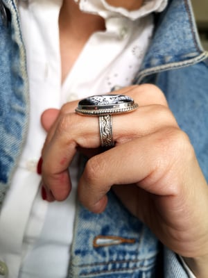 Image of Bague Merlinite, taille 52- ref. 7563