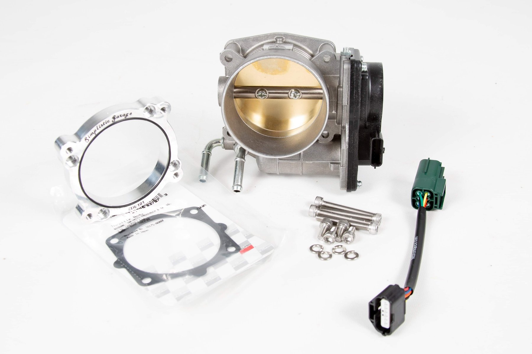 Plug And Play 75mm Throttle Body Kit For VQ35DE 350z G35 Simplistic