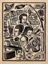 Seinfeld Block Print