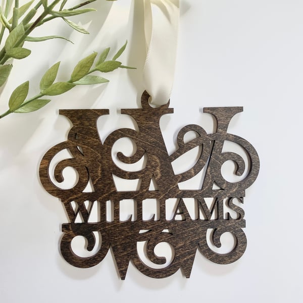 Image of Family Name Ornament