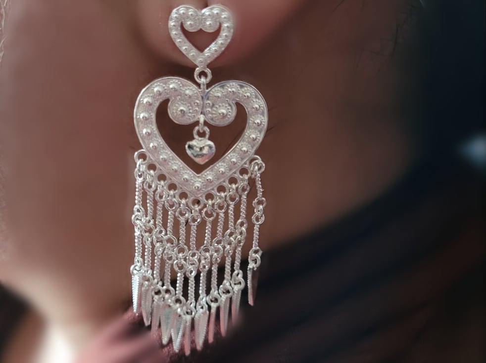 NP019 Heart Earrings