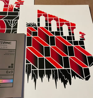 Image of 02Zine + Ruins/Weight of Time Screen Prints Bundle