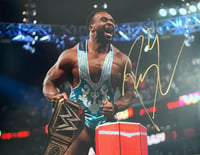 Image 1 of WWE Big E autographed 8x10 photo (WWE title win) 