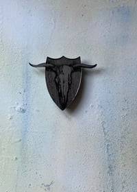 Image 2 of Skull Plaque Brooch